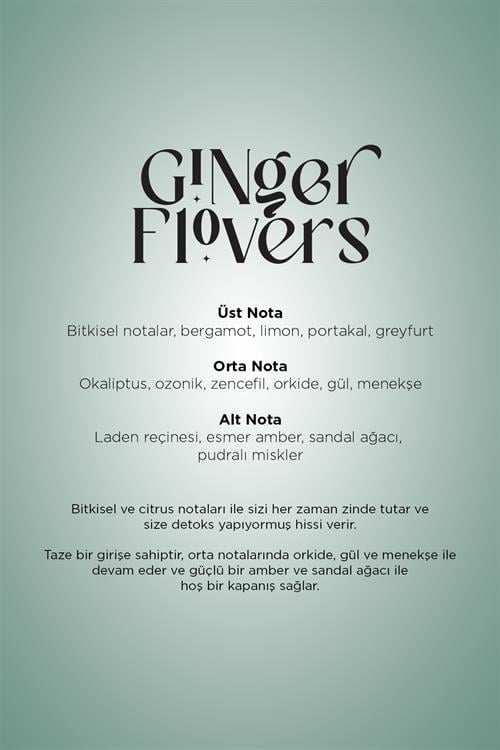 Ginger Flowers 125ML Premium Seri