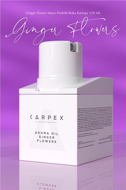 Ginger Flowers Maxx Pro600 Koku Kartuşu 120 ML Premium Seri