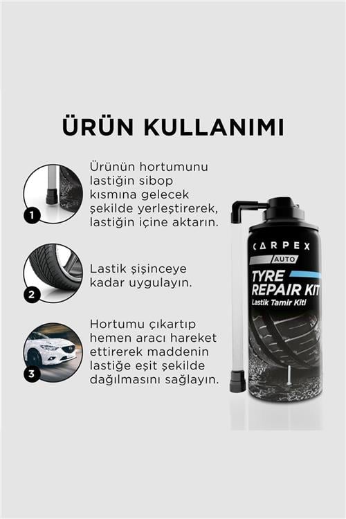 Lastik Tamir Kiti Sprey 300ML 6lı