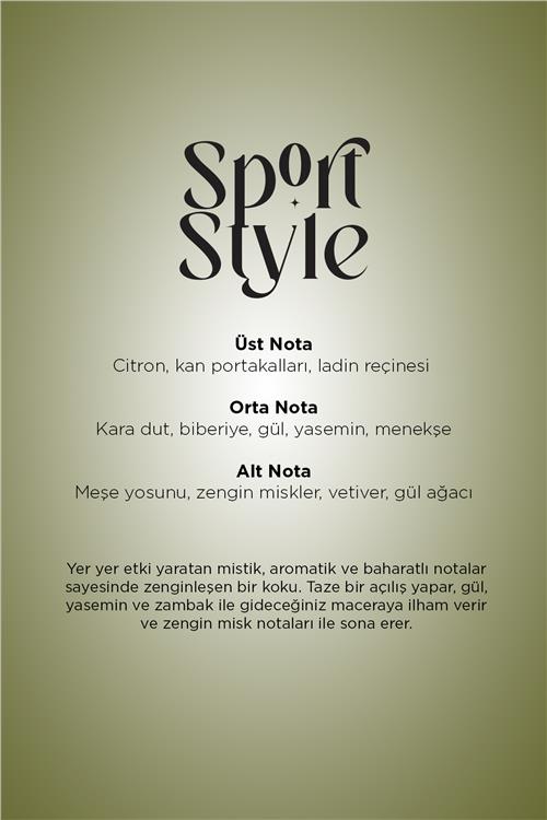 Sports Style A1 Koku Kartuşu 200 ML Classic Seri