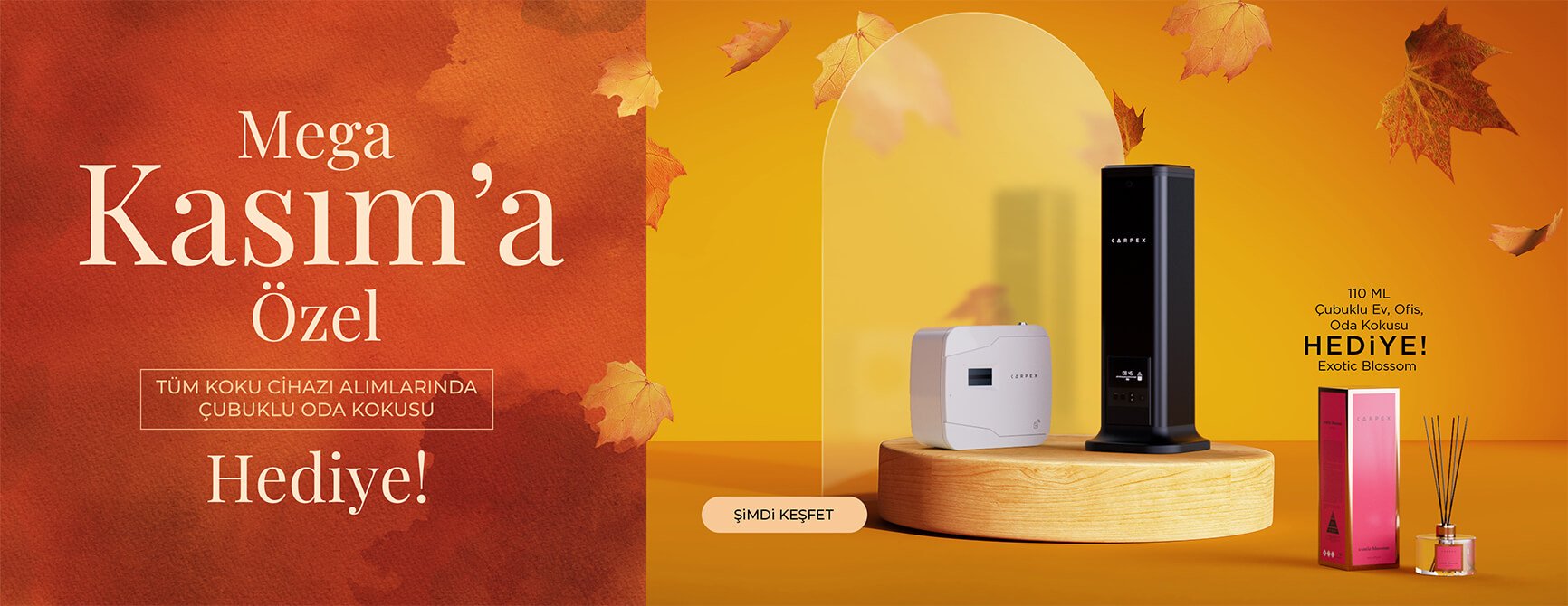 Çubuklu oda kokusu hediye!