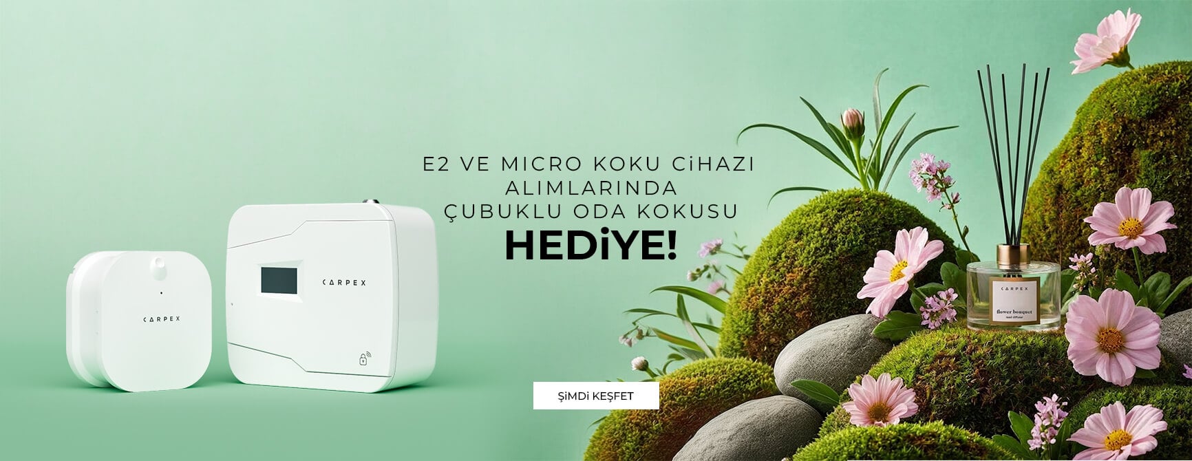 Çubuklu oda kokusu hediye!