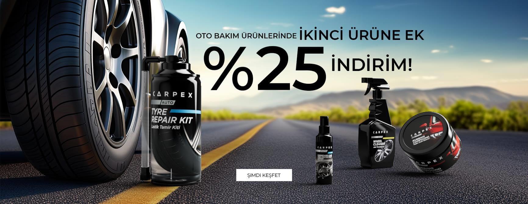 Otomobil Bakım Ürünlerinde İkinci Ürüne Ek %20 İndirim