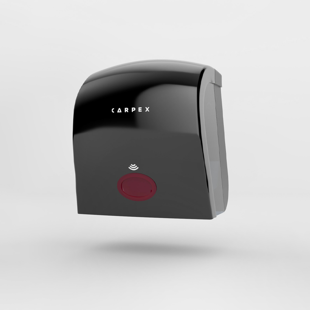 Otomatik Sensörlü Kağıt Havlu Makinesi Siyah - Havlu Dispenseri |  Carpexonline