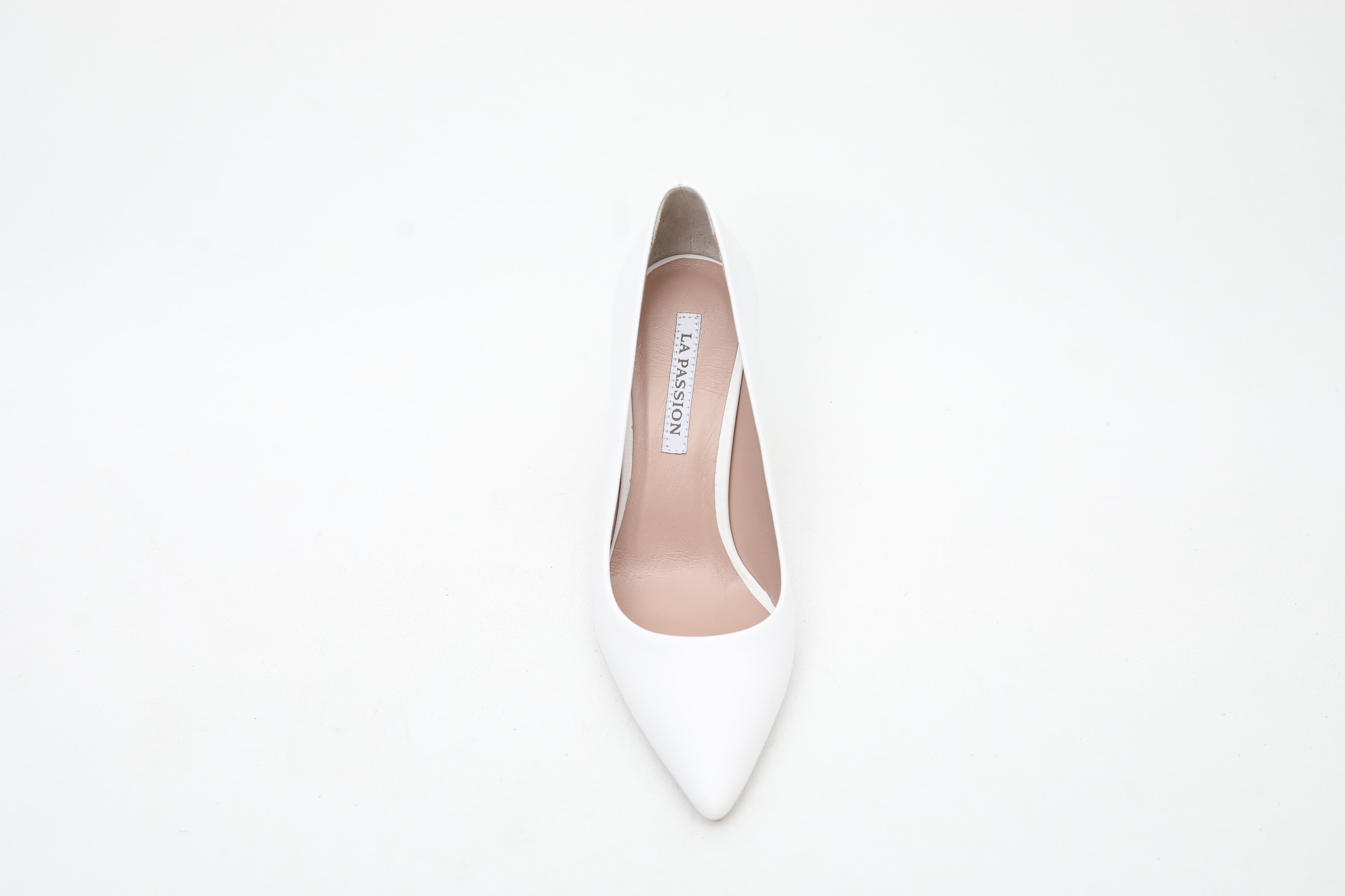 El Yapımı Beyaz Kadın Stiletto
