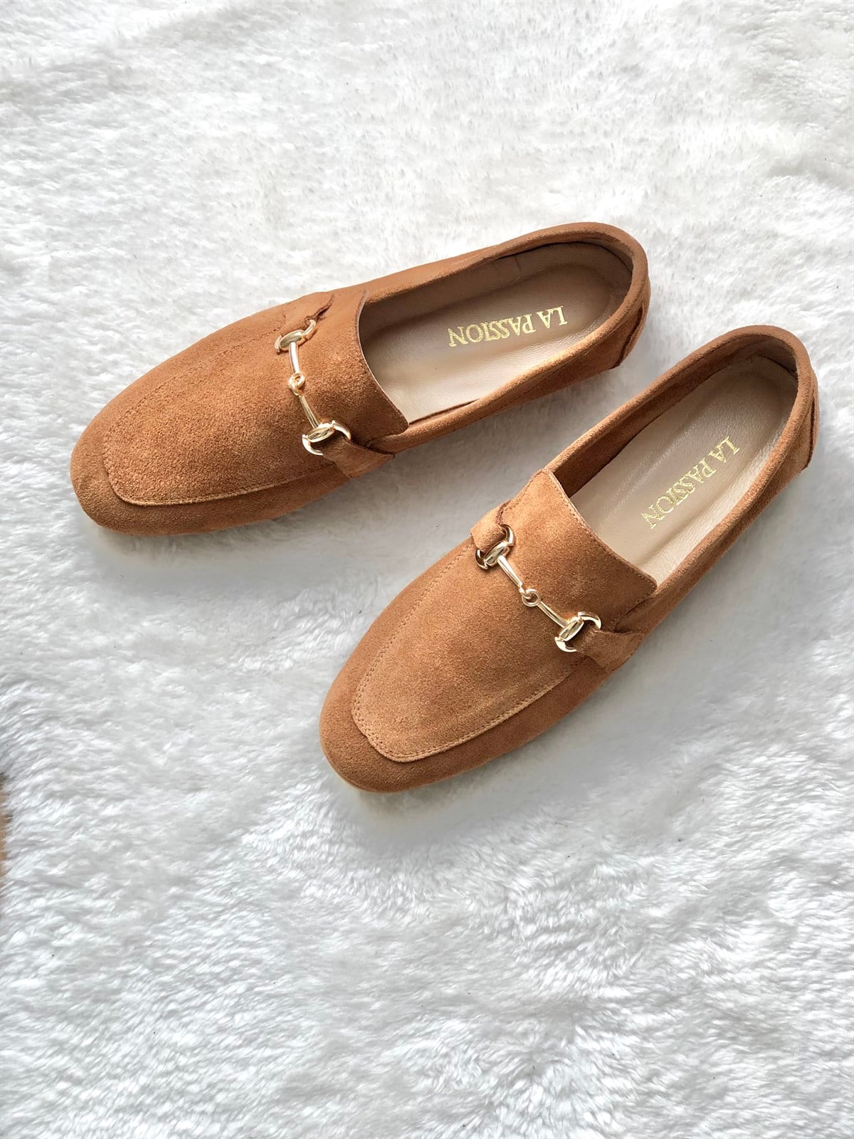 Süet Taba Kadın Loafer