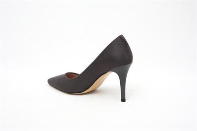 El Yapımı Koyu Gri Kadın Stiletto