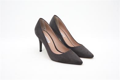 El Yapımı Koyu Gri Kadın Stiletto