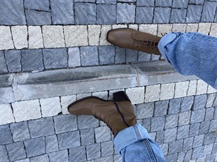 Küt Burun İpli Topuklu Ceviz Kadın Bot