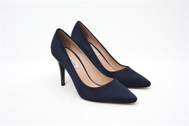 Süet Lacivert Kadın Stiletto
