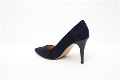 Süet Lacivert Kadın Stiletto