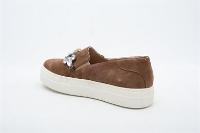 Hakiki Deri Taşlı Sigarro Sneaker