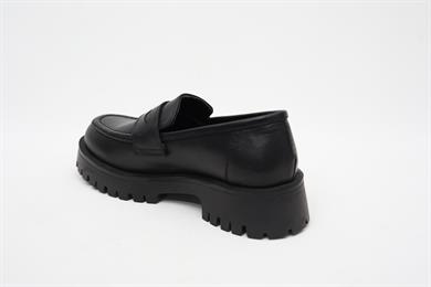 Kalın Taban Siyah Kadın Loafer
