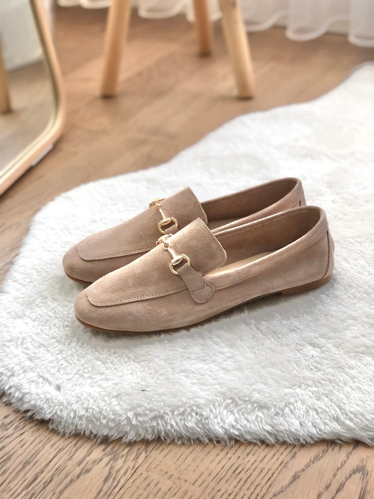 BEJ SÜET LOAFER