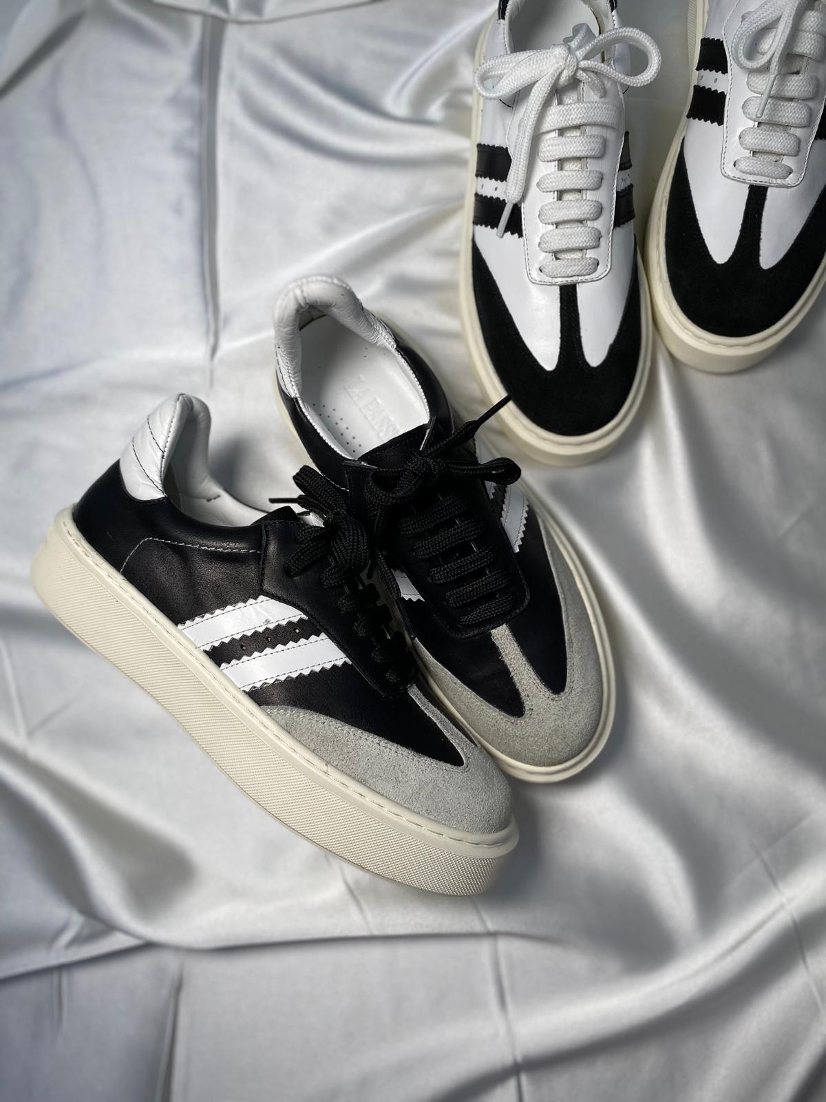 BEYAZ SNEAKER BAĞCIKLI SYHBEYZ DETAYLI