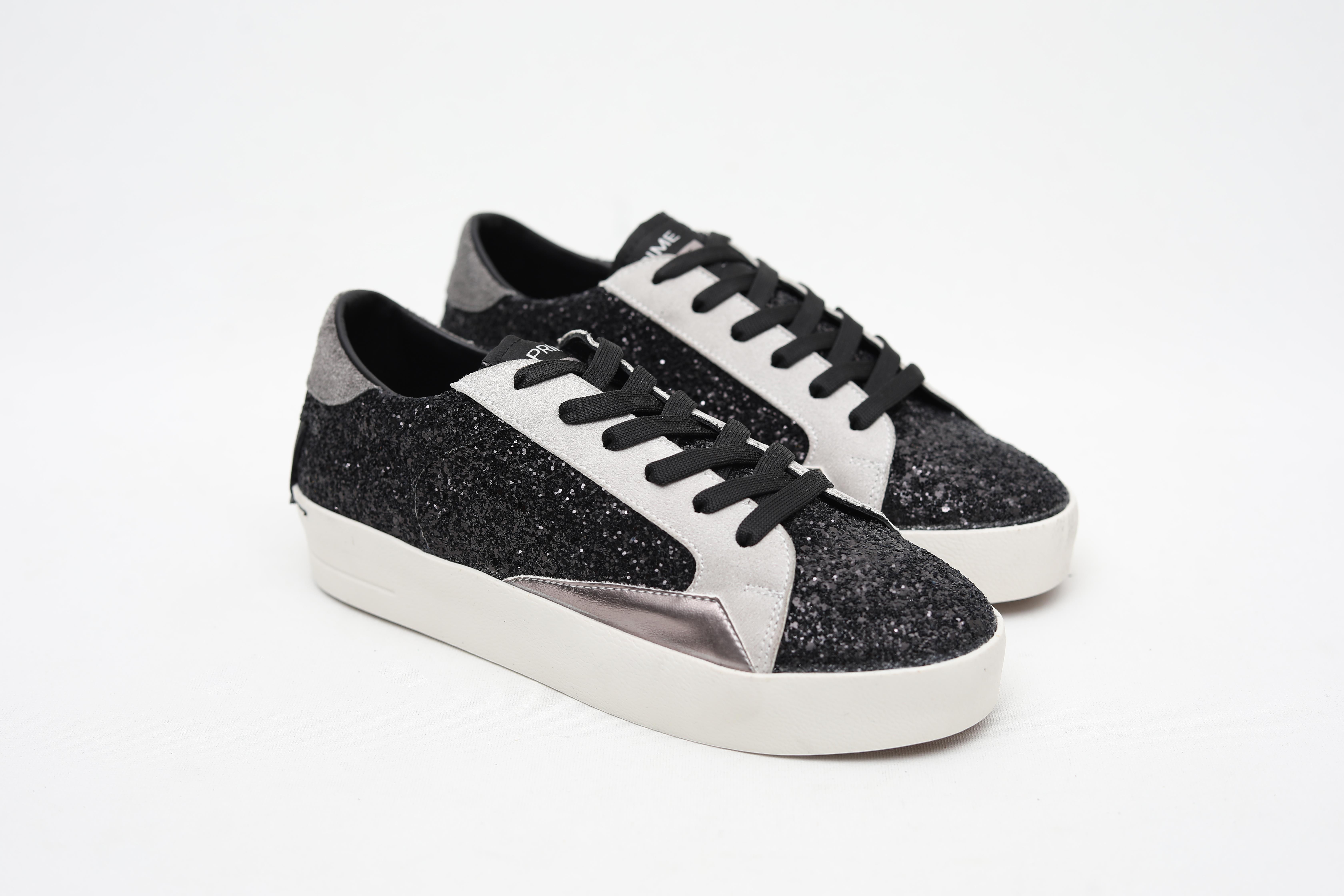 SİYAH GLİTTER SNEAKER 