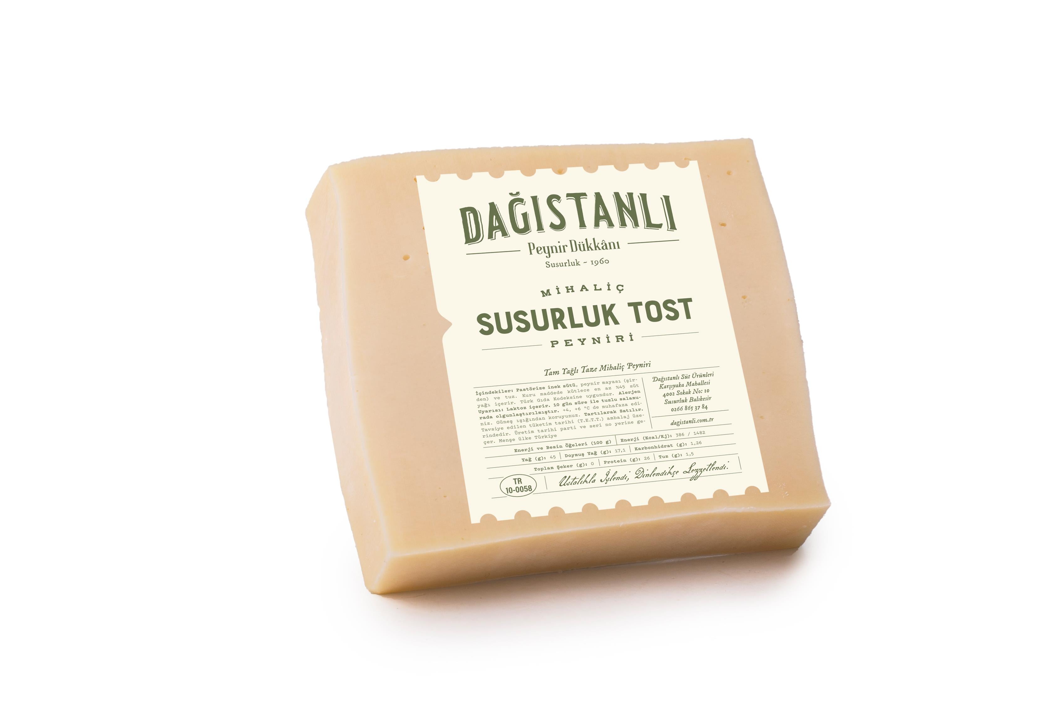 Dağıstanlı Mihaliç Susurluk Tost Peyniri