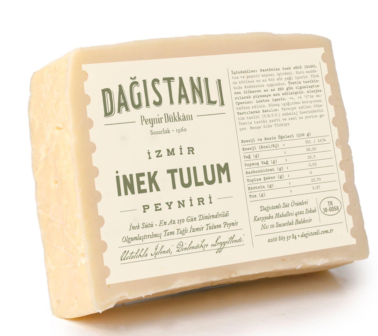 İnek Sütlü Tulum Peyniri 500GR
