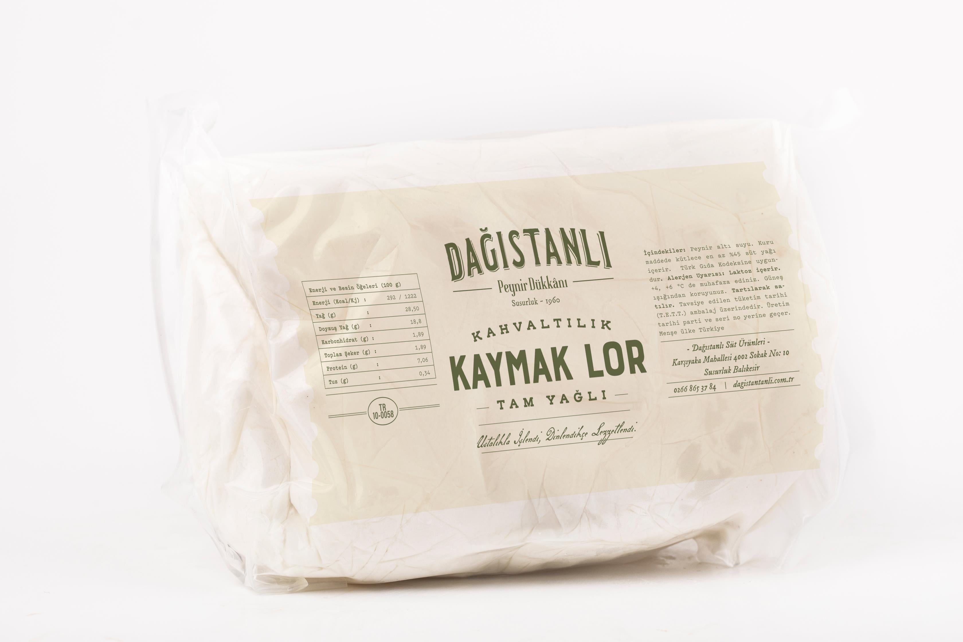 Kahvaltılık Kaymak Lor 250GR