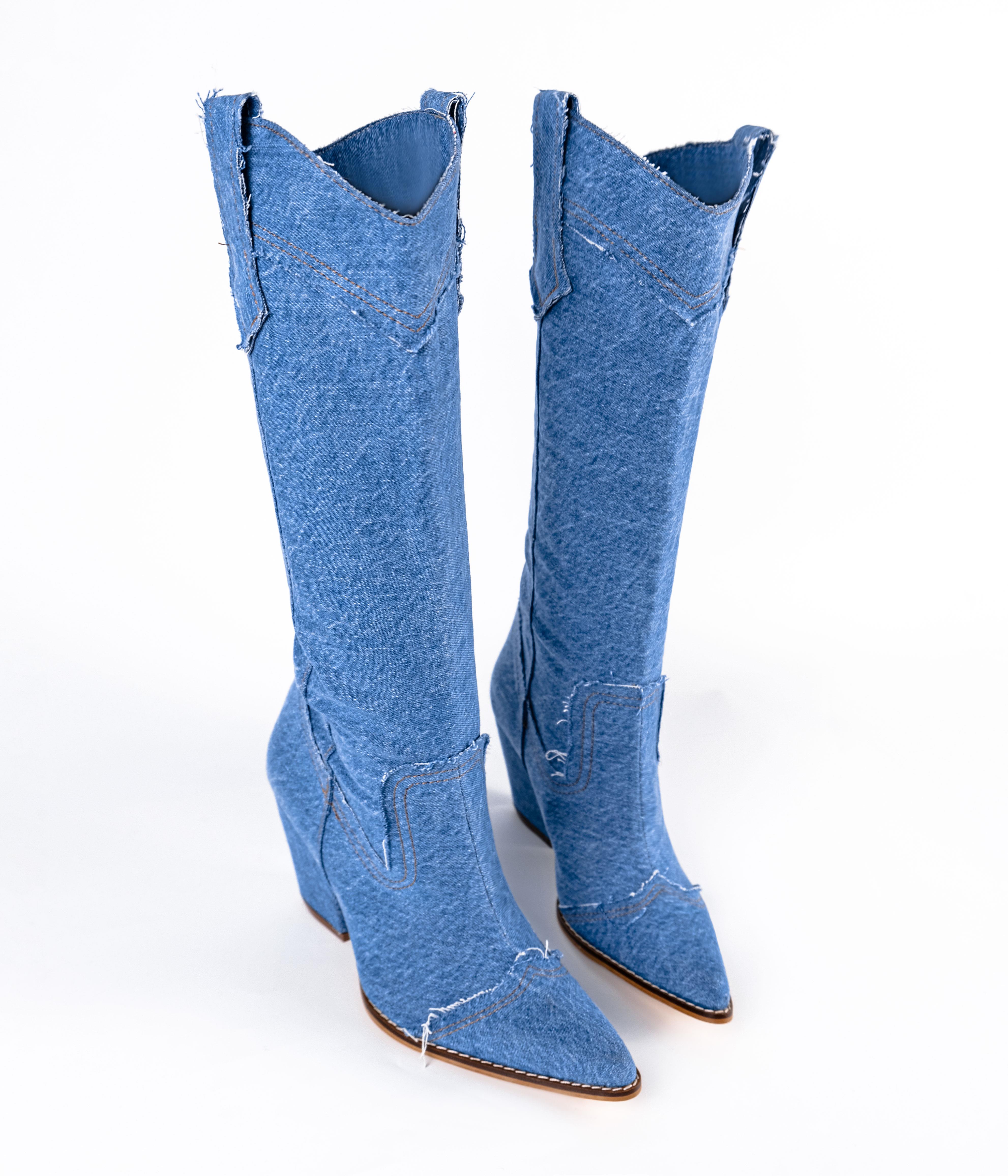 Anthony Denim Dallas Çizme 