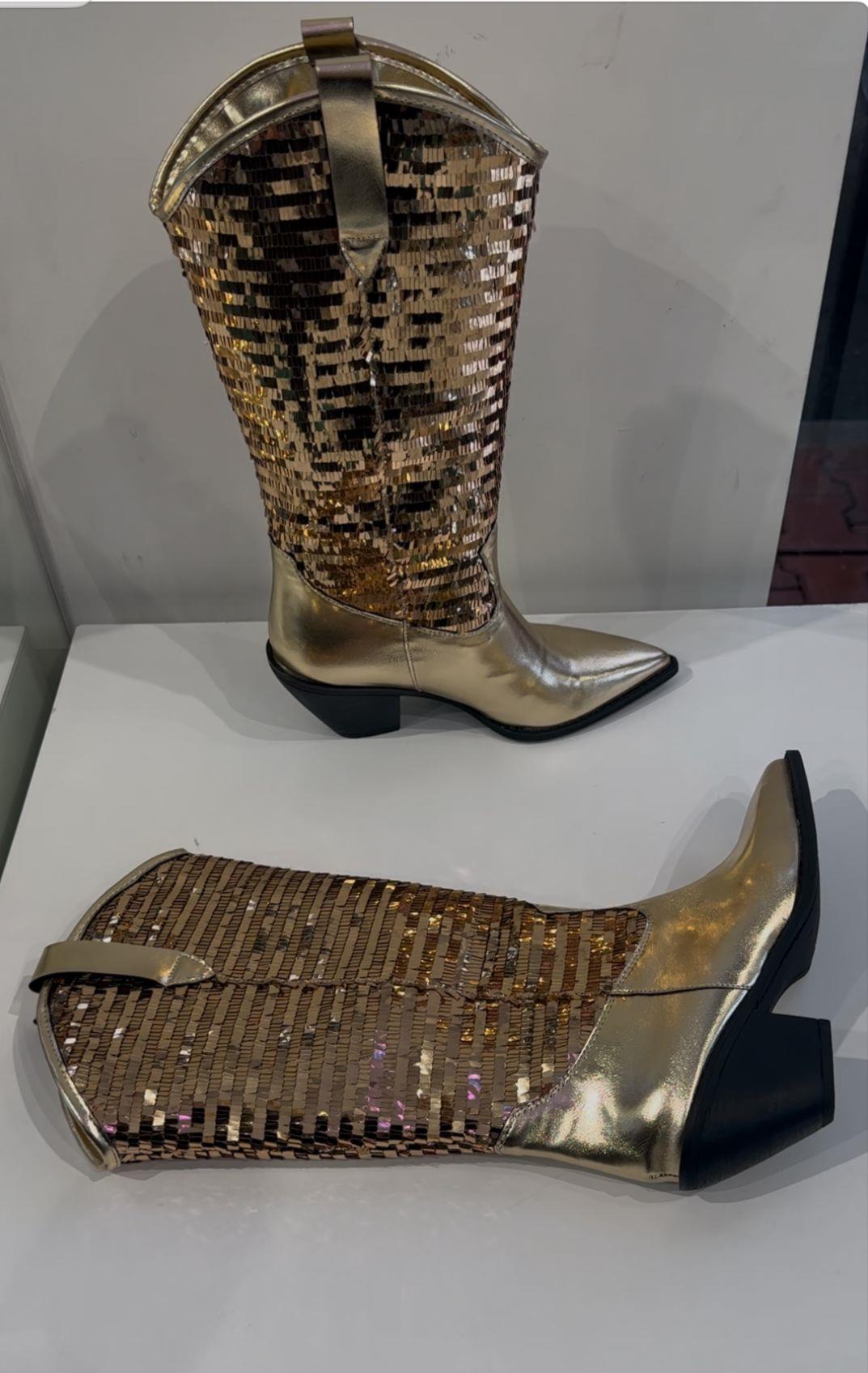 Angel Gold Pul Payet Dallas Çizme 