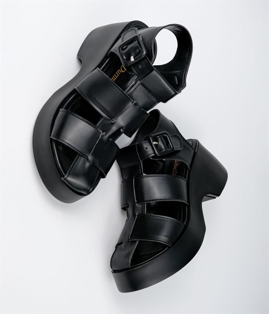 Bloom Siyah Sandalet 