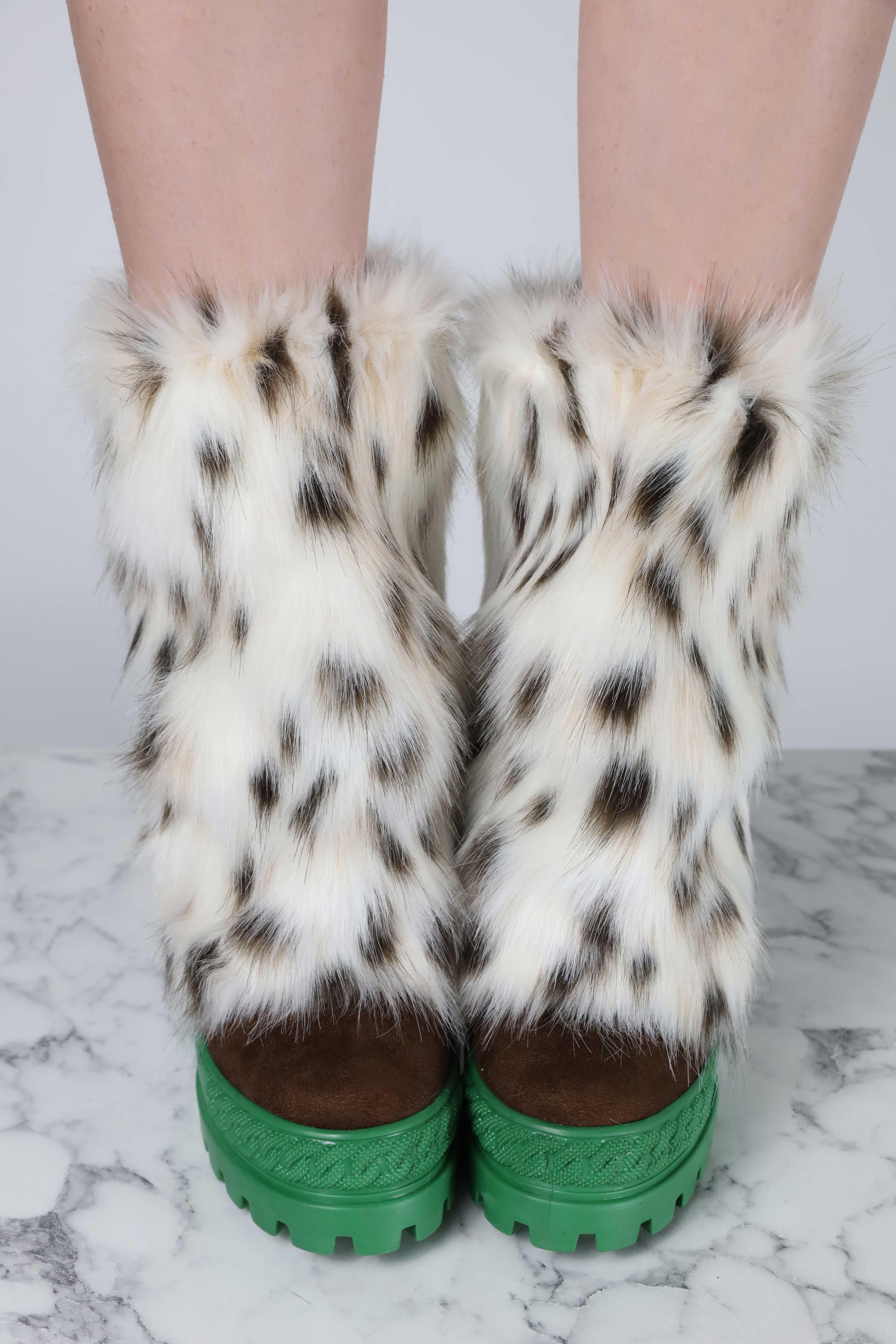 MOUNTAIN Kahverengi Tüylü Gizli Dolgu Topuk Bot