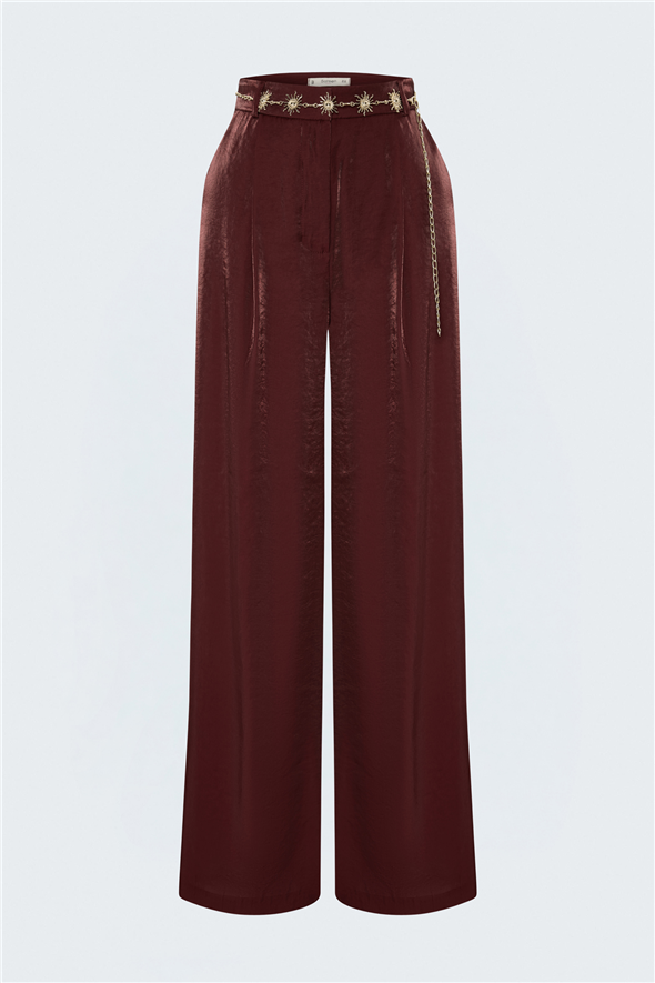 Aura Pantolon - Bordo