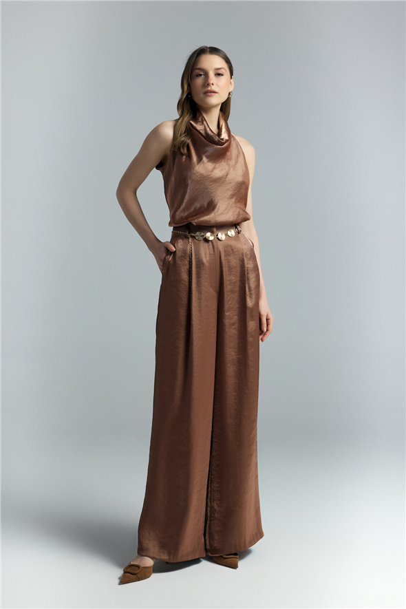 Aura Pantolon - Kahve