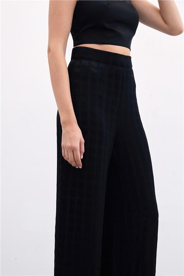 Bol Paça Pantolon - Siyah