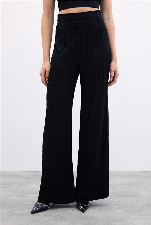 Bol Paça Pantolon - Siyah