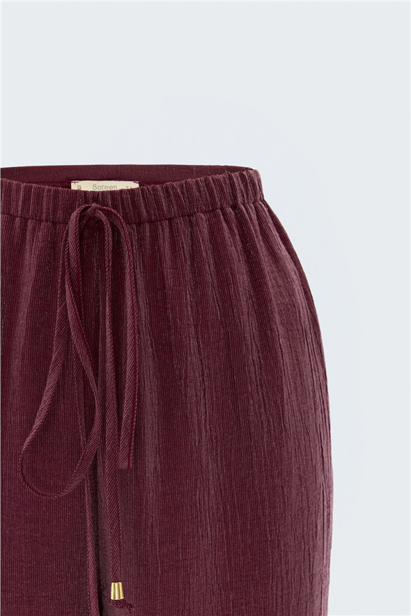 Glow Pantolon - Bordo