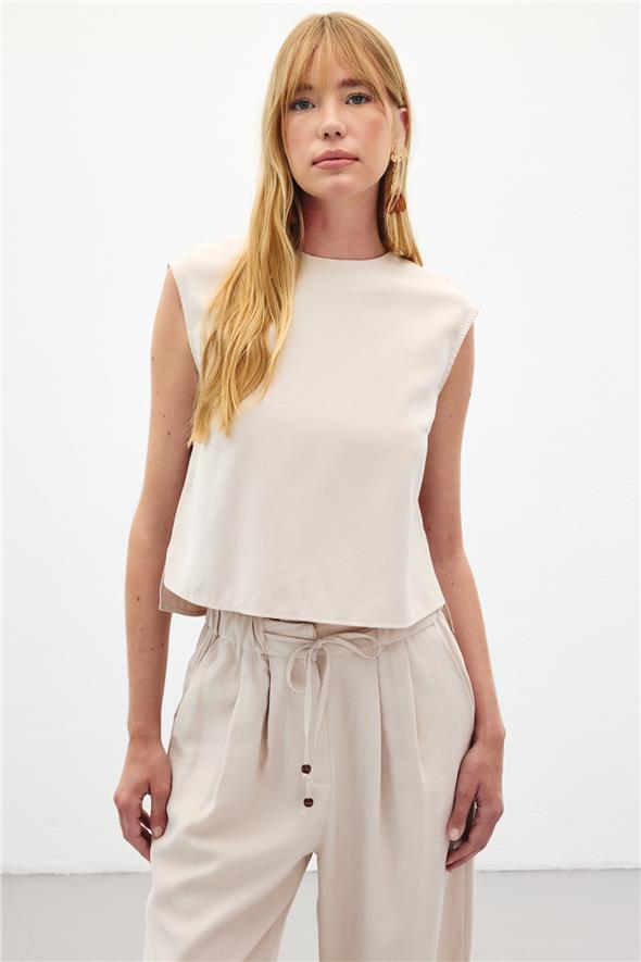 Kolsuz Salaş Bluz - Taş