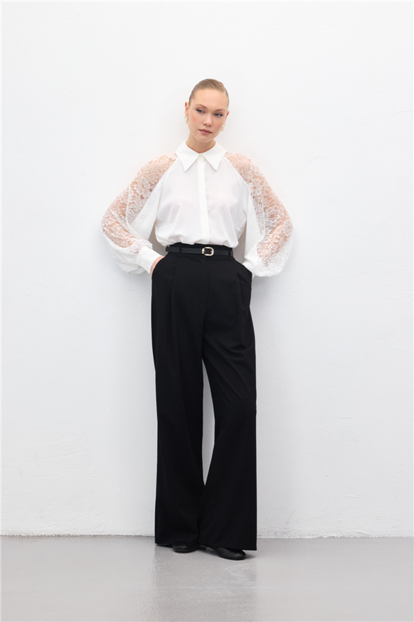 Lena Palazzo Pantolon - Siyah