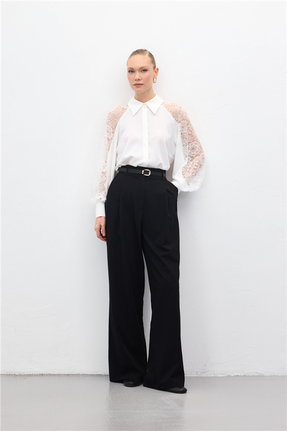 Lena Palazzo Pantolon - Siyah