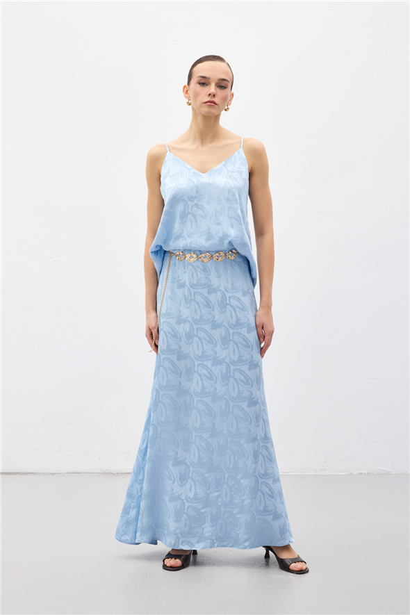 Lior Uzun Etek - Mavi