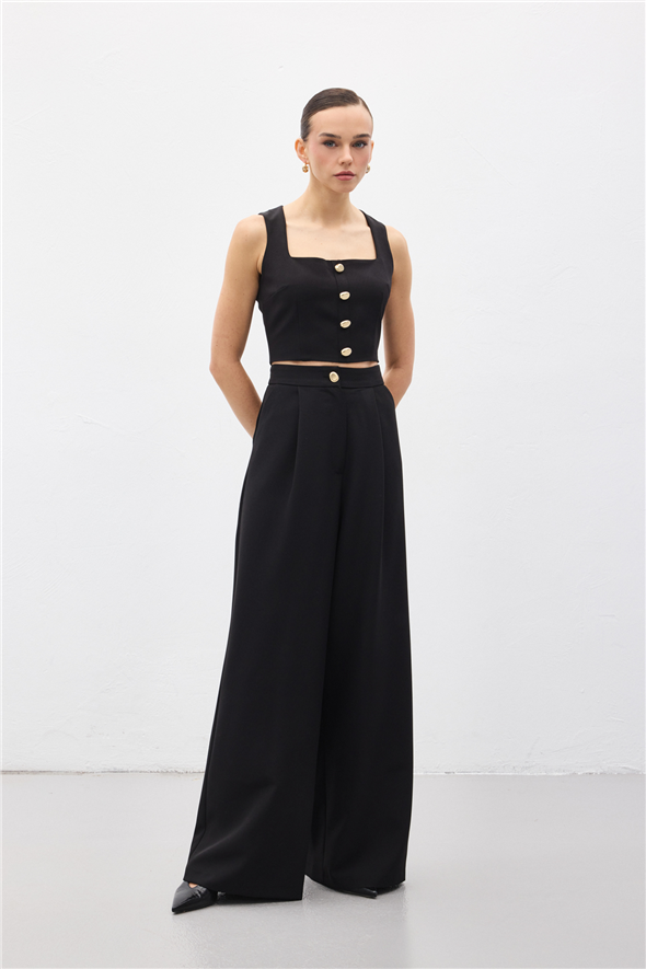 Lucy Crop - Siyah
