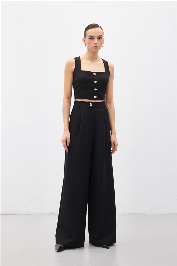 Lucy Crop - Siyah