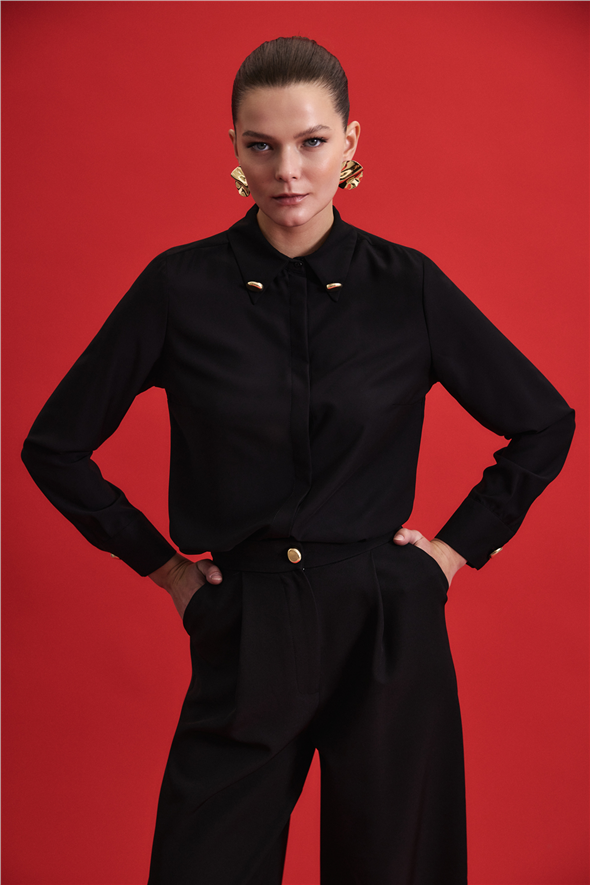 Lucy Gömlek - Siyah