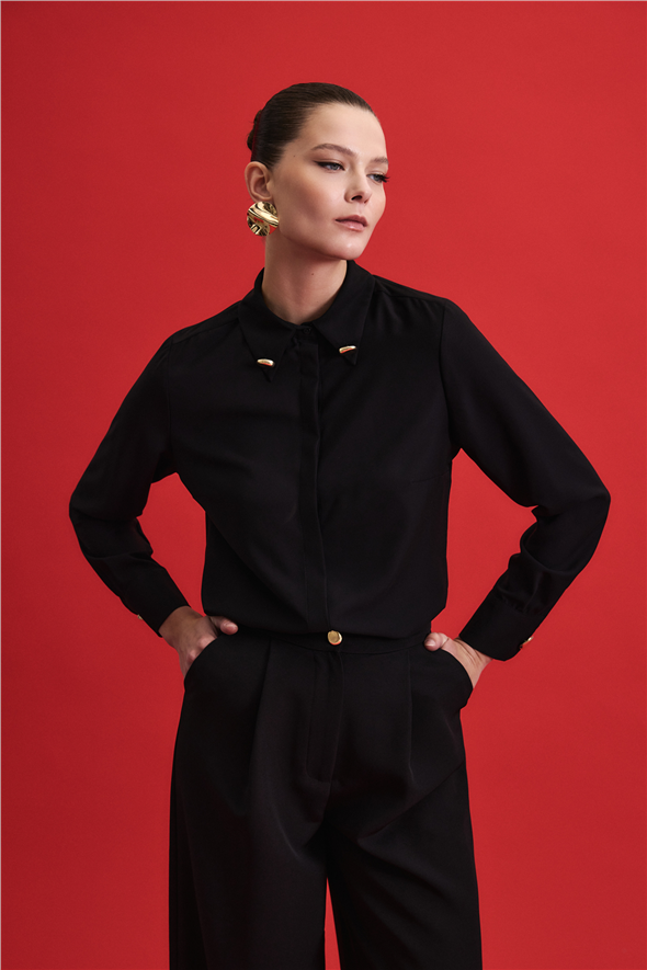 Lucy Gömlek - Siyah