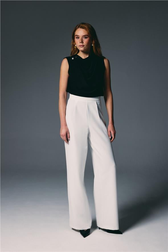 Palazzo Pantolon - Ekru