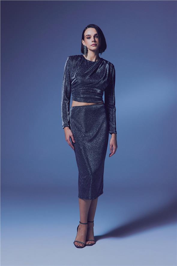 Parlak Kalem Etek - Antrasit