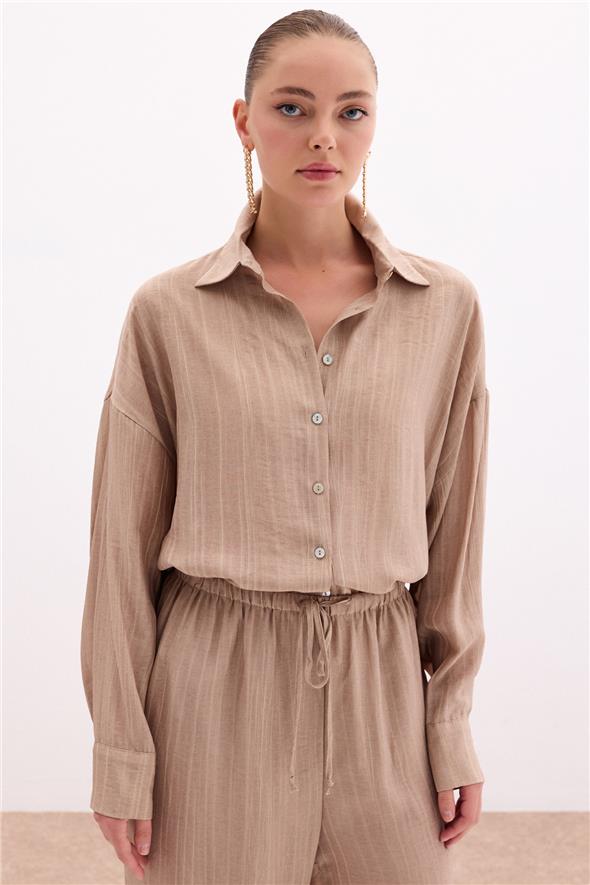 Salaş Gömlek - Camel