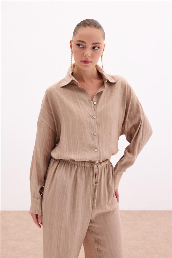 Salaş Gömlek - Camel