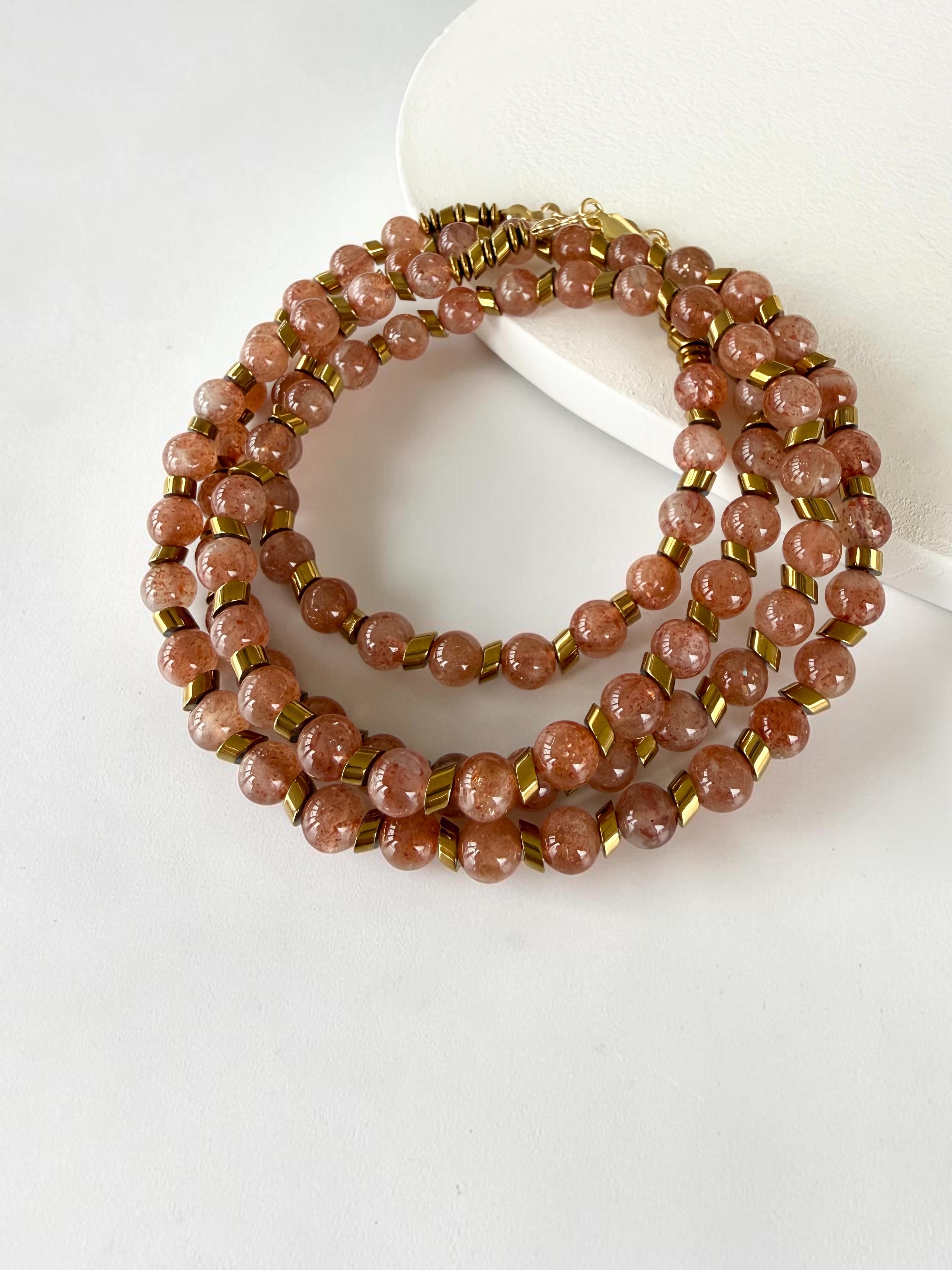 Güneş Taşı Kolye | Sunstone 