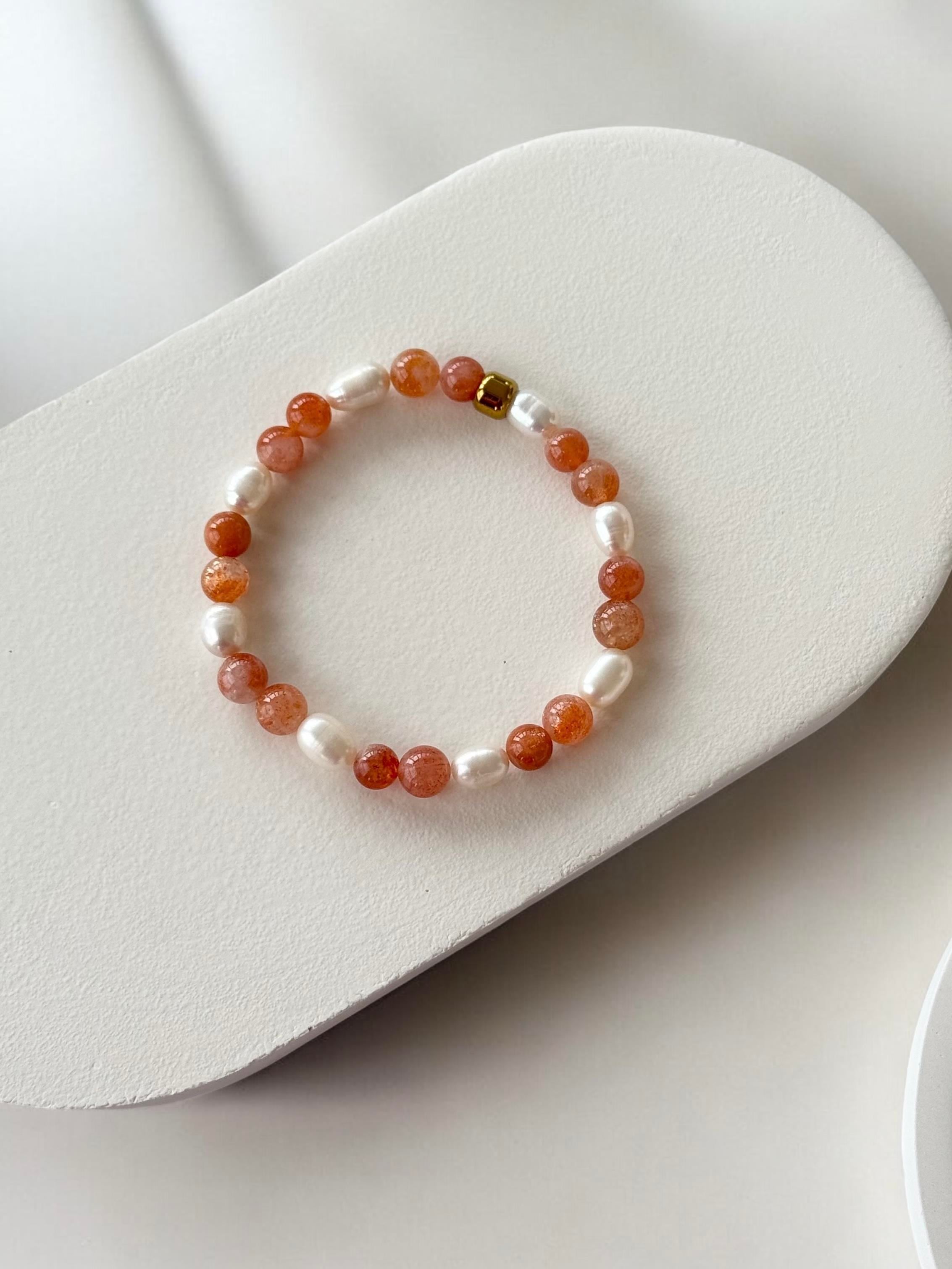 Güneş Taşı | İnci Bileklik