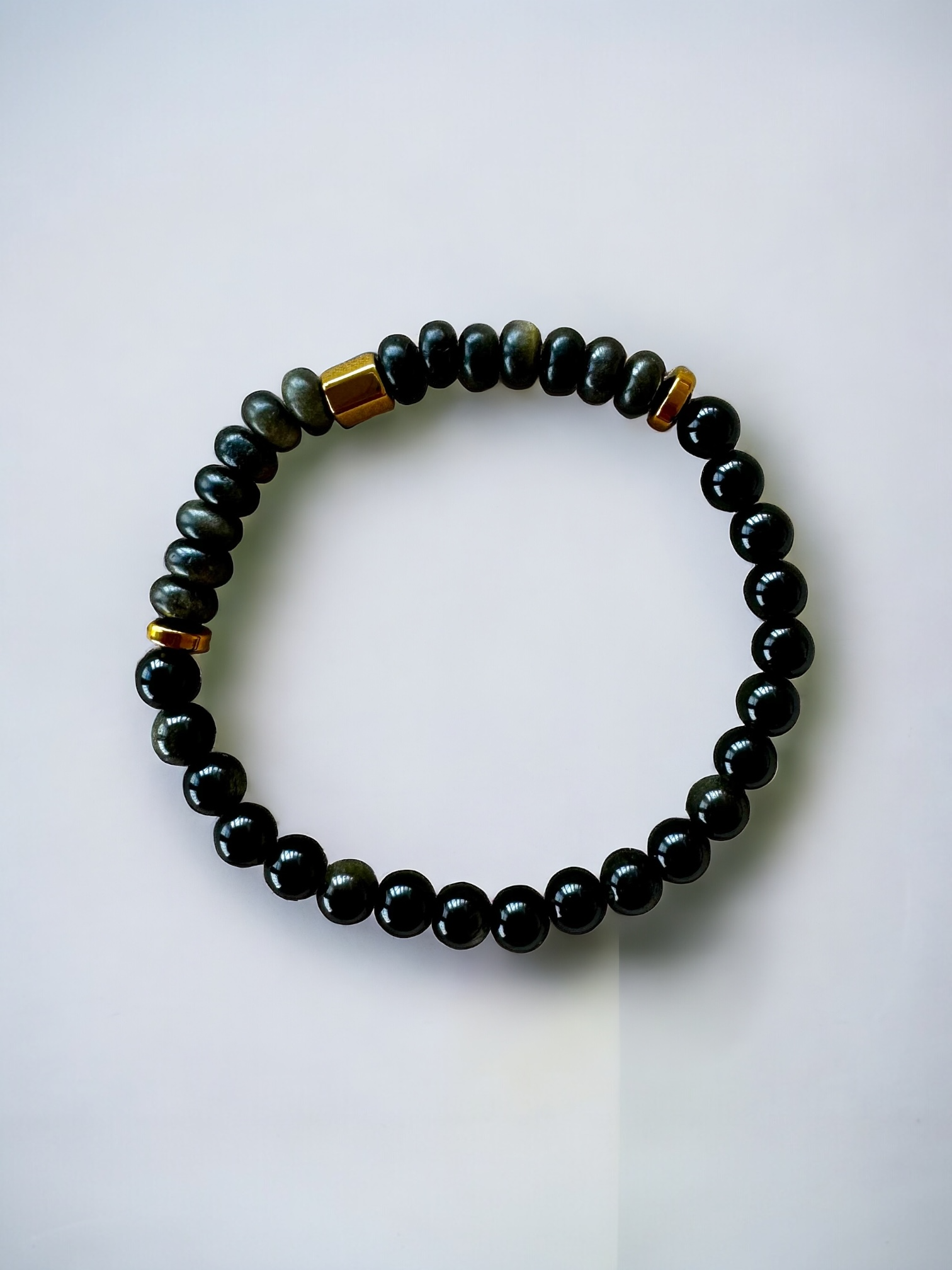 Obsidyen Doğal Taş Bileklik