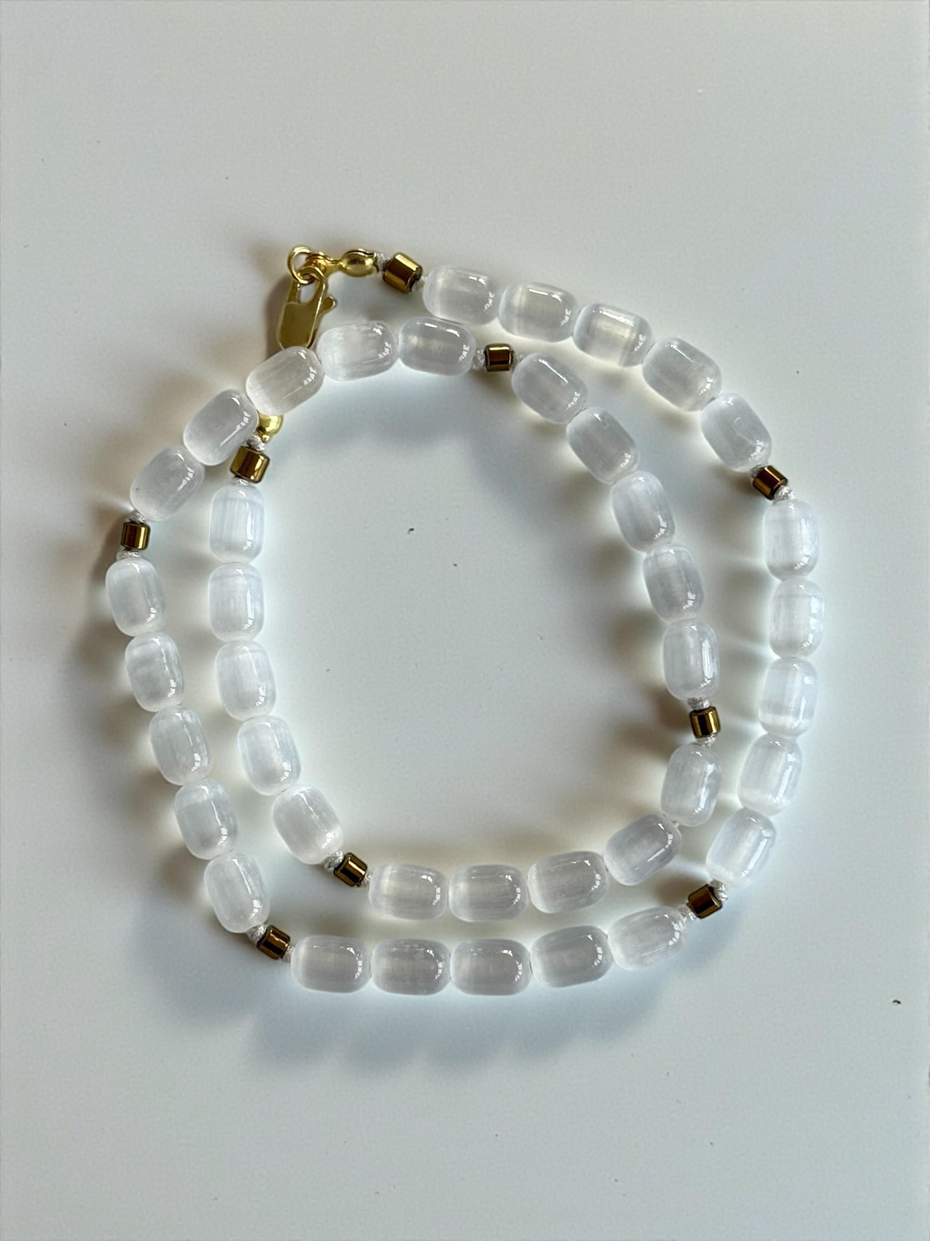 Selenit Kristal Kolye