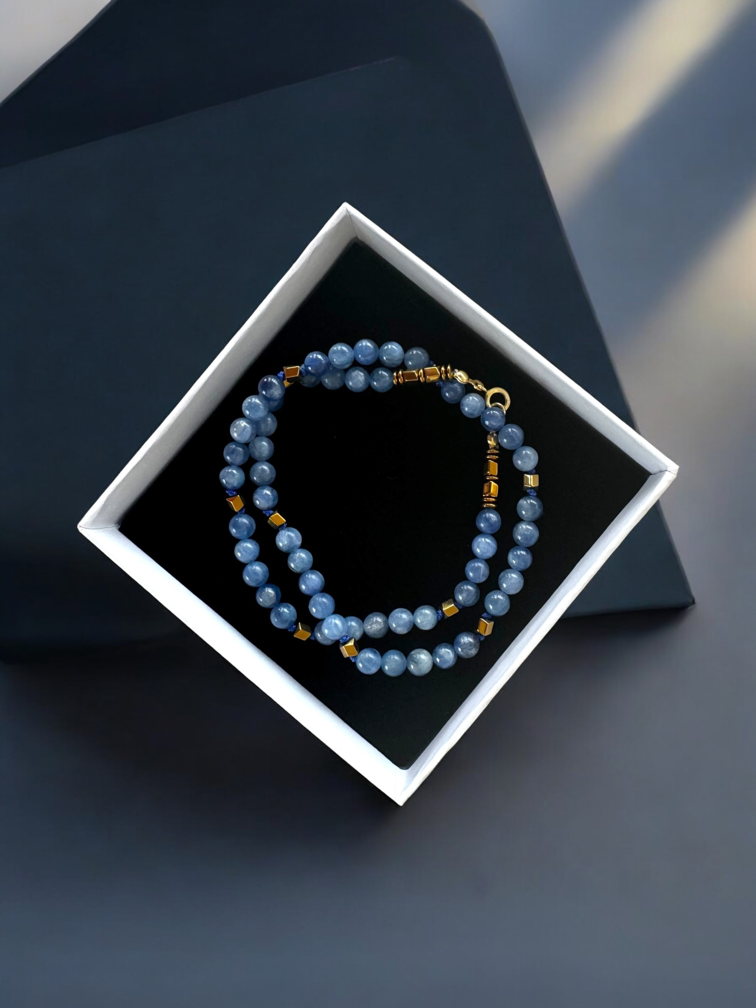 Kyanit Doğal Taş Kolye