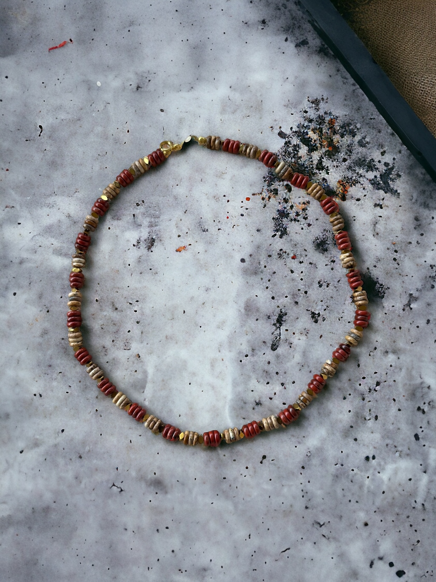 Jasper Mix Kolye